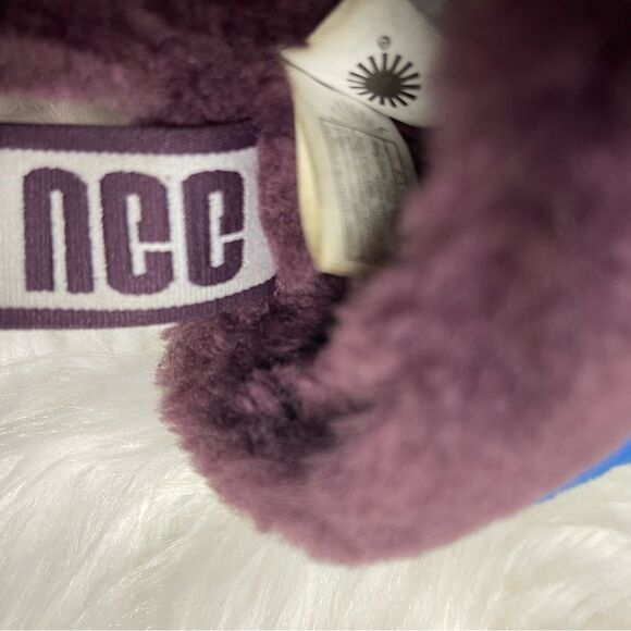 Ugg Australia Fluff Yeah Slide Purple three shades of blue Size8 - Picture 8 of 10
